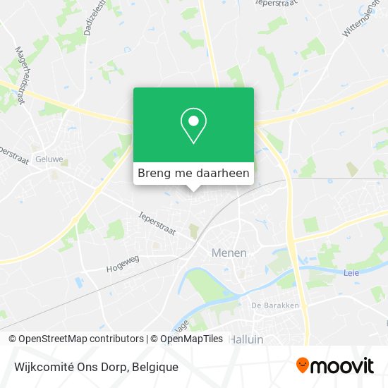 Wijkcomité Ons Dorp kaart