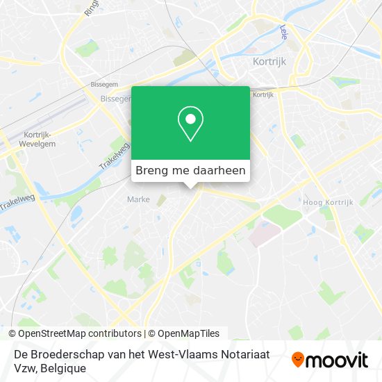 De Broederschap van het West-Vlaams Notariaat Vzw kaart