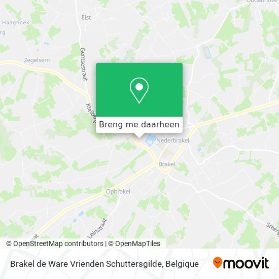 Brakel de Ware Vrienden Schuttersgilde kaart