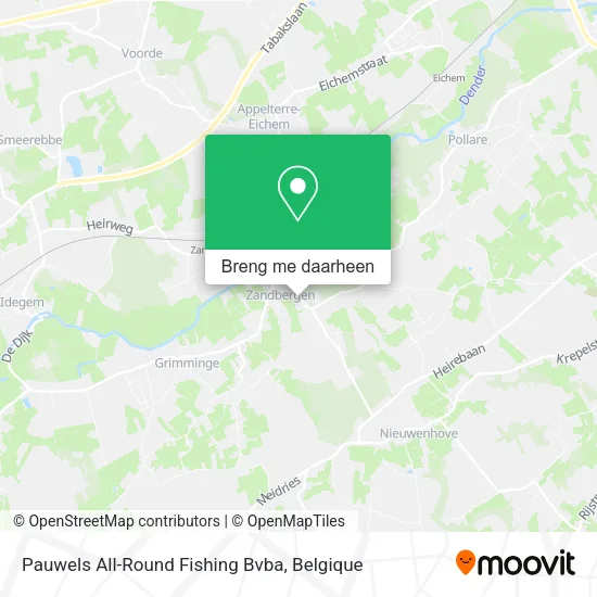 Pauwels All-Round Fishing Bvba kaart