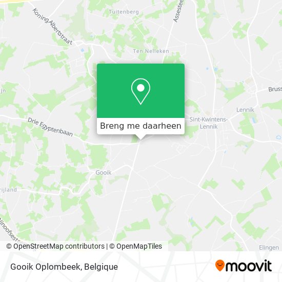 Gooik Oplombeek kaart