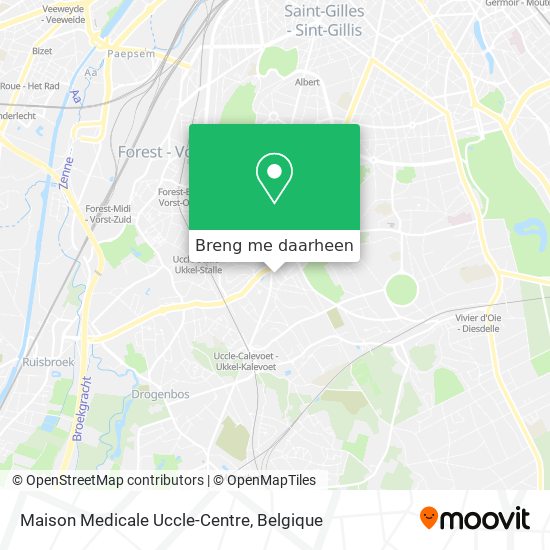 Maison Medicale Uccle-Centre kaart