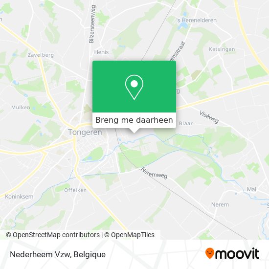 Nederheem Vzw kaart