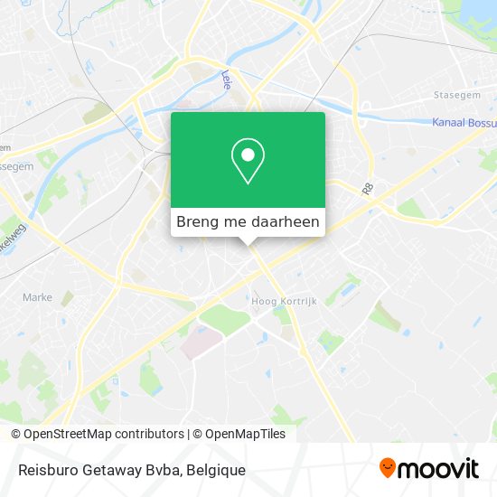 Reisburo Getaway Bvba kaart