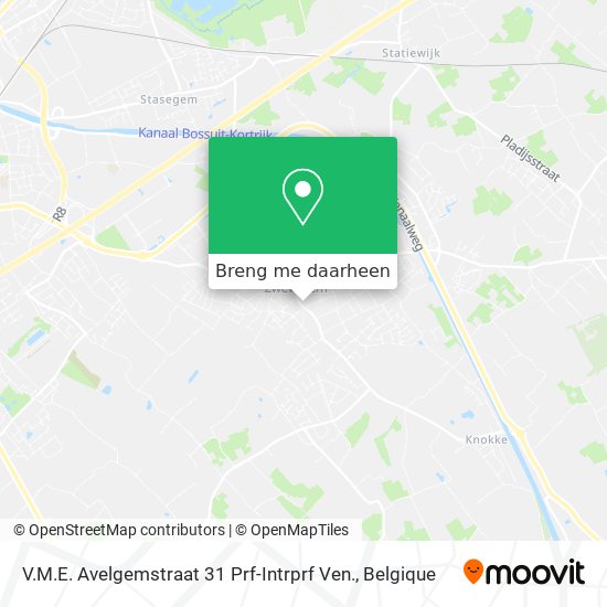 V.M.E. Avelgemstraat 31 Prf-Intrprf Ven. kaart