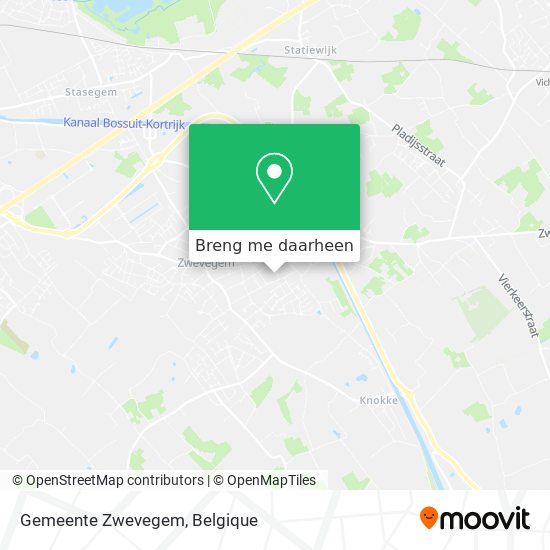 Gemeente Zwevegem kaart