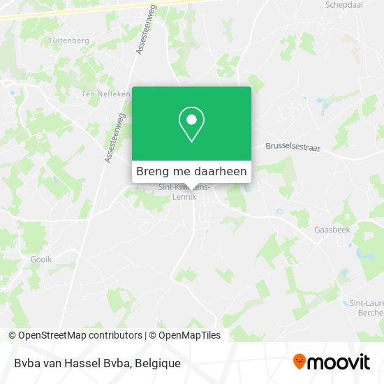 Bvba van Hassel Bvba kaart