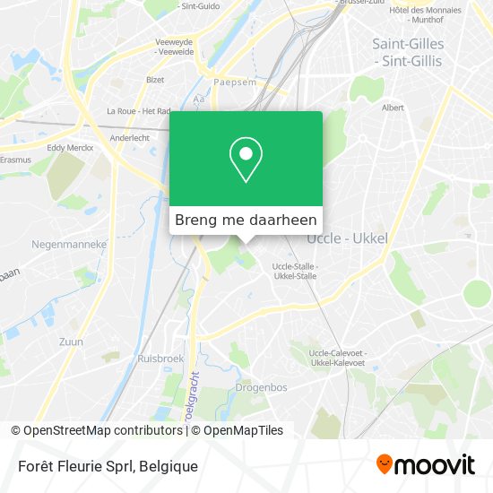Forêt Fleurie Sprl kaart