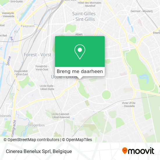 Cinerea Benelux Sprl kaart