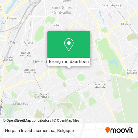 Herpain Investissement sa kaart