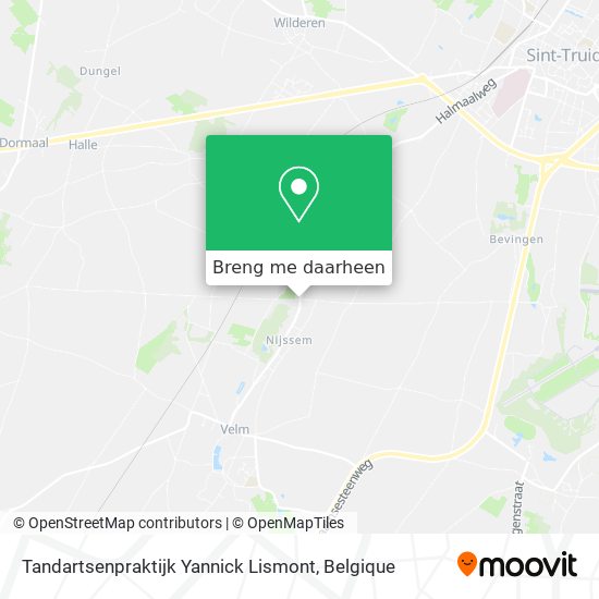 Tandartsenpraktijk Yannick Lismont kaart