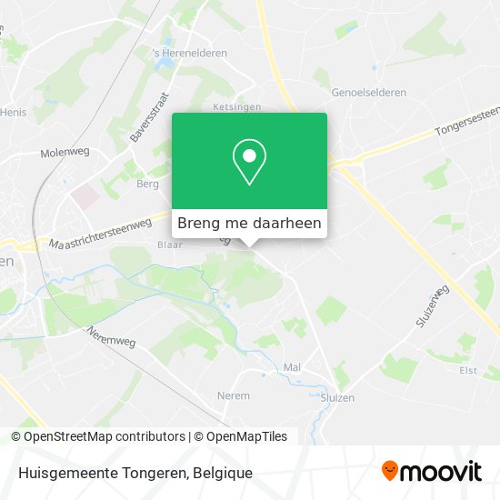 Huisgemeente Tongeren kaart