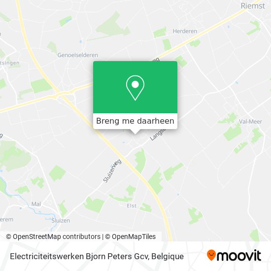 Electriciteitswerken Bjorn Peters Gcv kaart