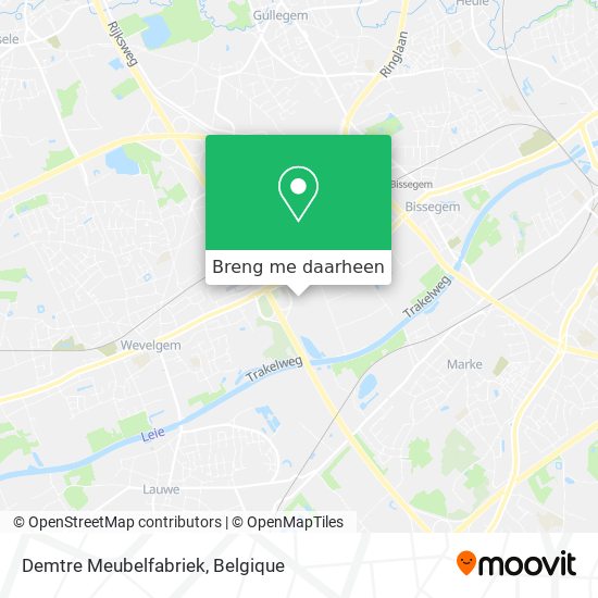 Demtre Meubelfabriek kaart