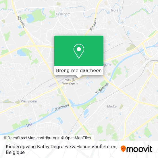 Kinderopvang Kathy Degraeve & Hanne Vanfleteren kaart