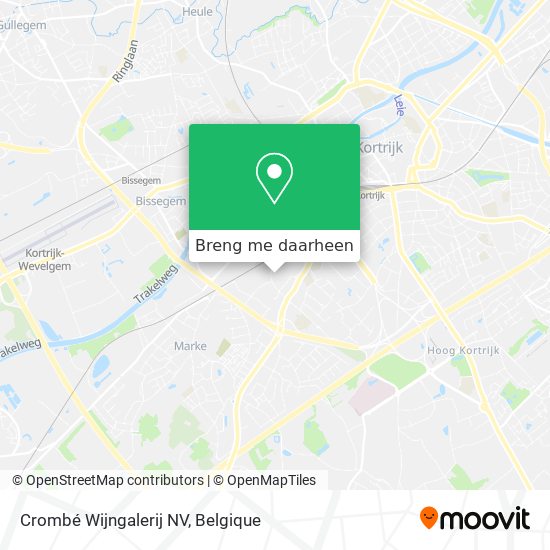 Crombé Wijngalerij NV kaart