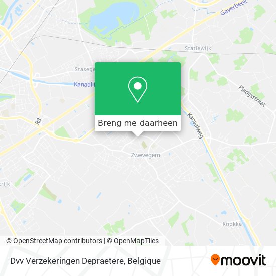 Dvv Verzekeringen Depraetere kaart