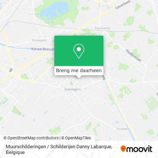 Muurschilderingen / Schilderijen Danny Labarque kaart