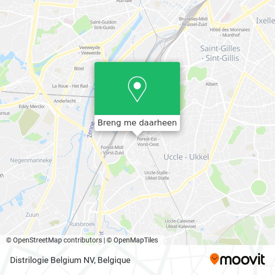 Distrilogie Belgium NV kaart