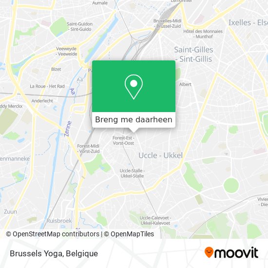 Brussels Yoga kaart