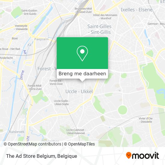 The Ad Store Belgium kaart