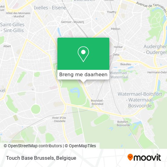 Touch Base Brussels kaart
