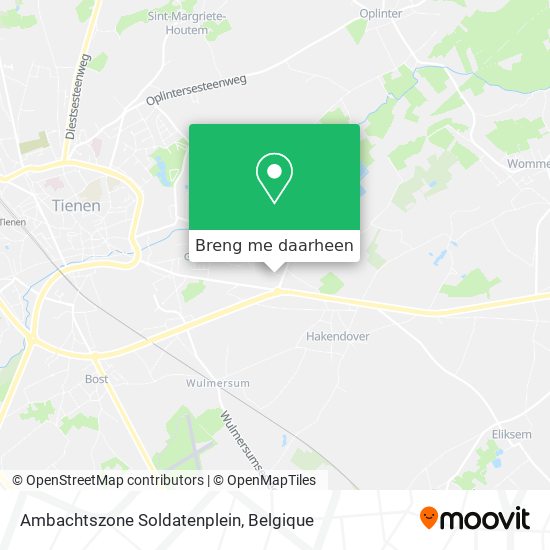 Ambachtszone Soldatenplein kaart