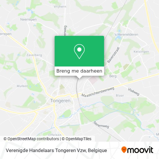 Verenigde Handelaars Tongeren Vzw kaart