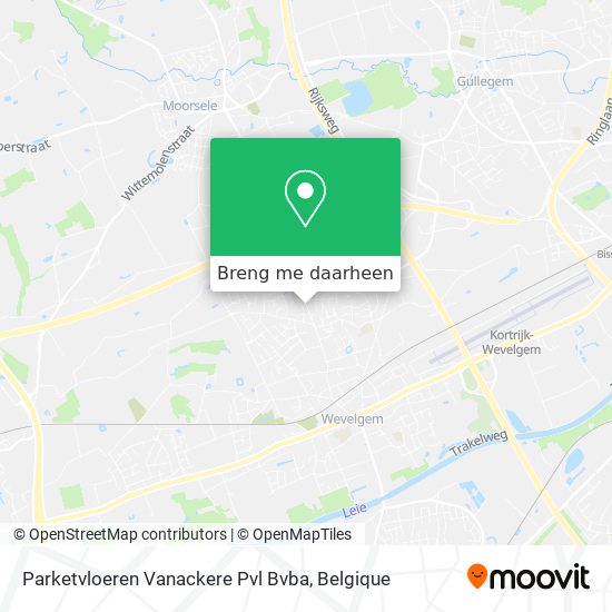 Parketvloeren Vanackere Pvl Bvba kaart