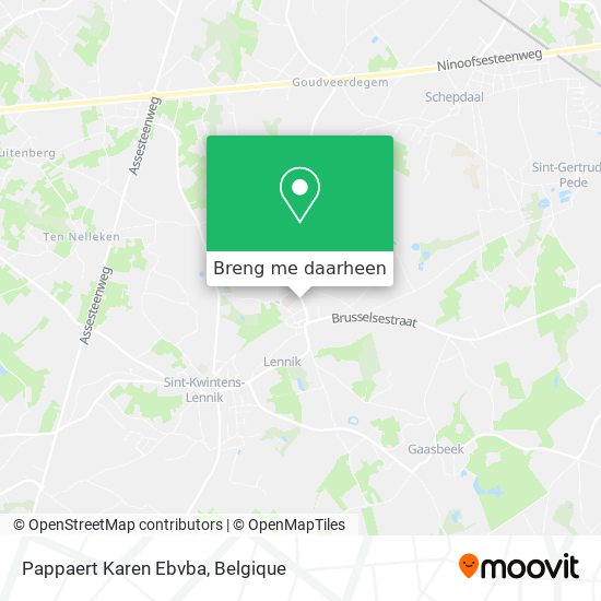Pappaert Karen Ebvba kaart