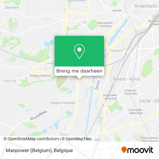 Manpower (Belgium) kaart