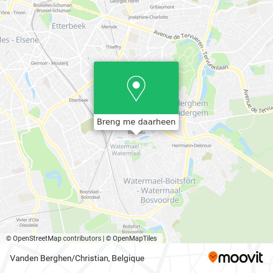 Vanden Berghen/Christian kaart