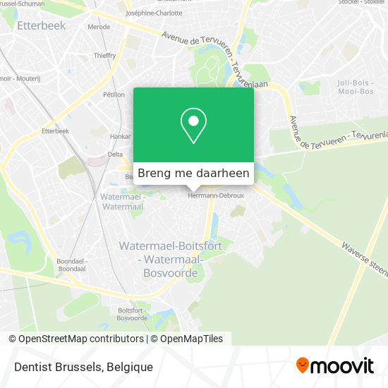Dentist Brussels kaart