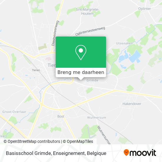 Basisschool Grimde, Enseignement kaart