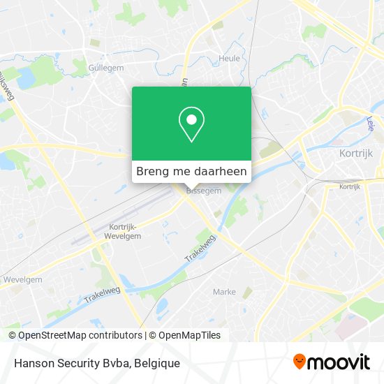 Hanson Security Bvba kaart