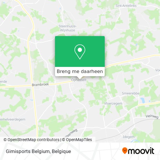 Gimisports Belgium kaart