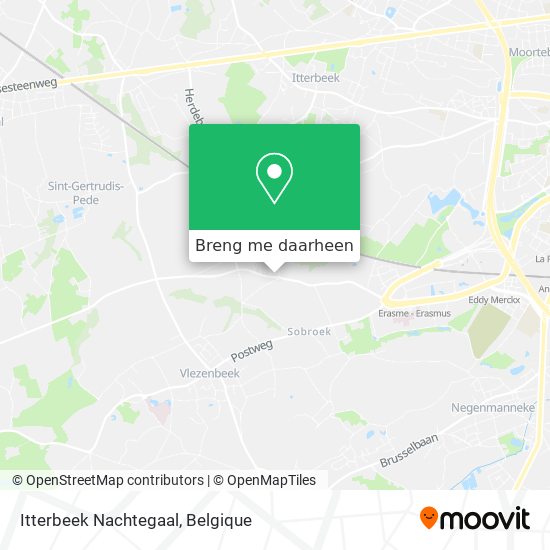 Itterbeek Nachtegaal kaart