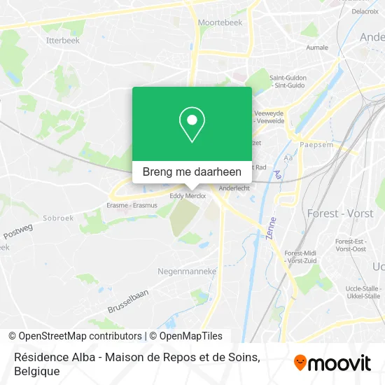 Résidence Alba - Maison de Repos et de Soins kaart