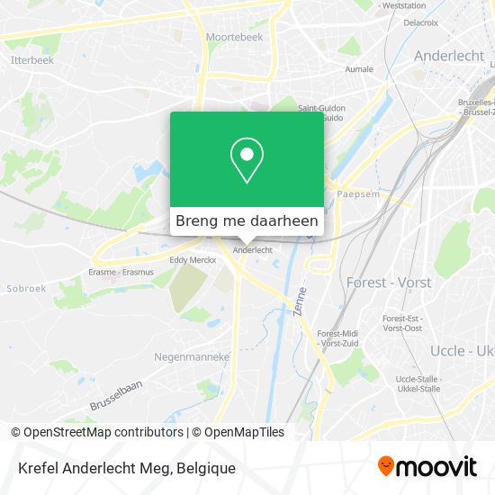 Krefel Anderlecht Meg kaart