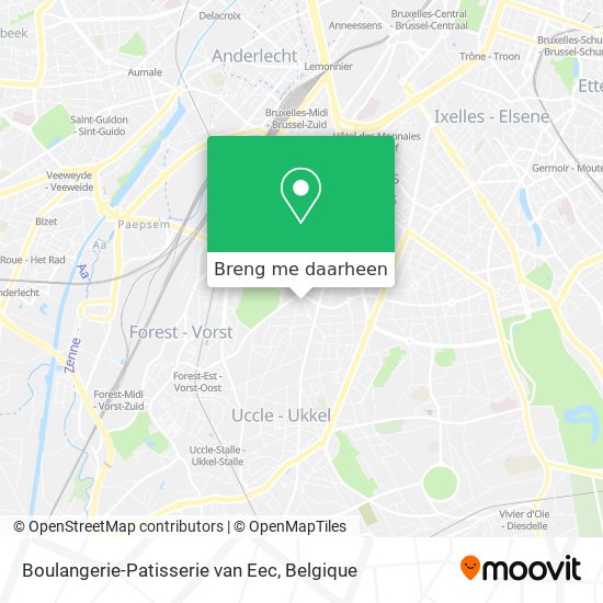 Boulangerie-Patisserie van Eec kaart