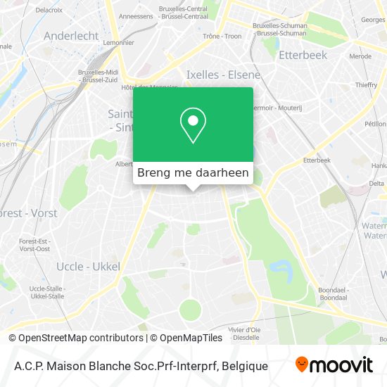 A.C.P. Maison Blanche Soc.Prf-Interprf kaart