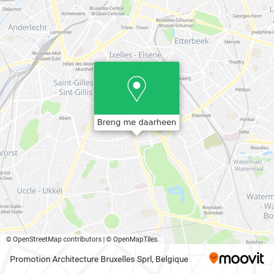 Promotion Architecture Bruxelles Sprl kaart