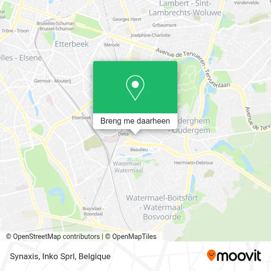 Synaxis, Inko Sprl kaart