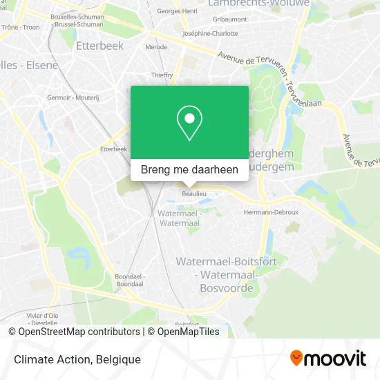 Climate Action kaart