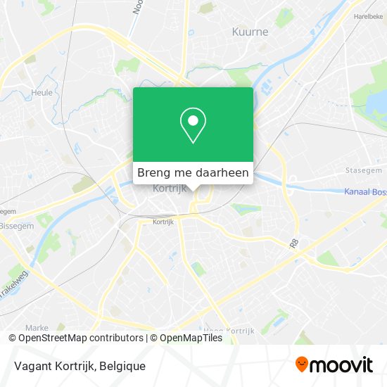 Vagant Kortrijk kaart