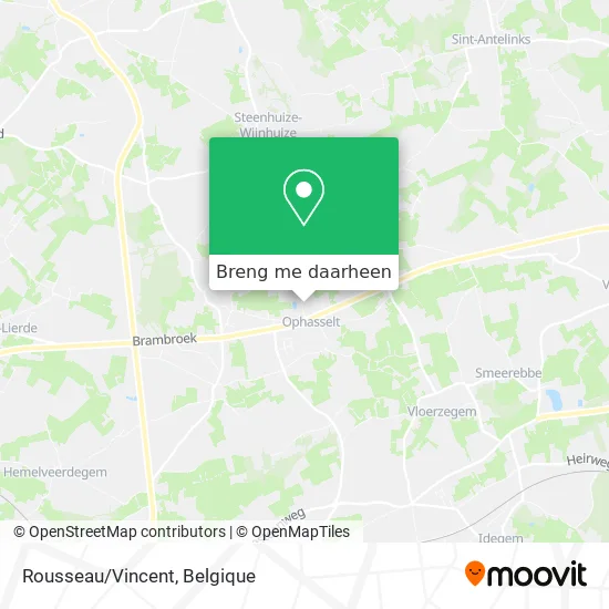 Rousseau/Vincent kaart