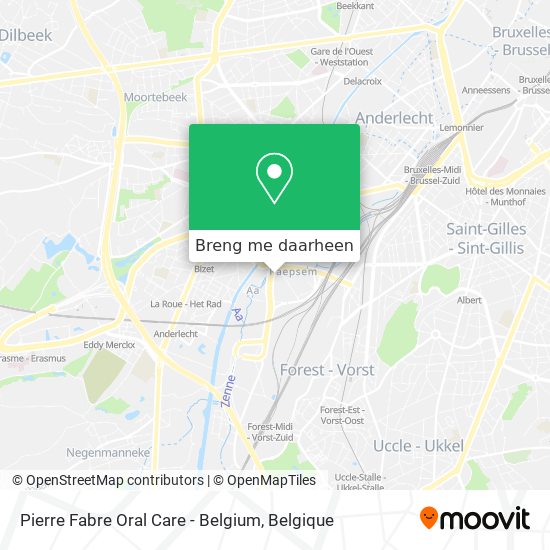 Pierre Fabre Oral Care - Belgium kaart