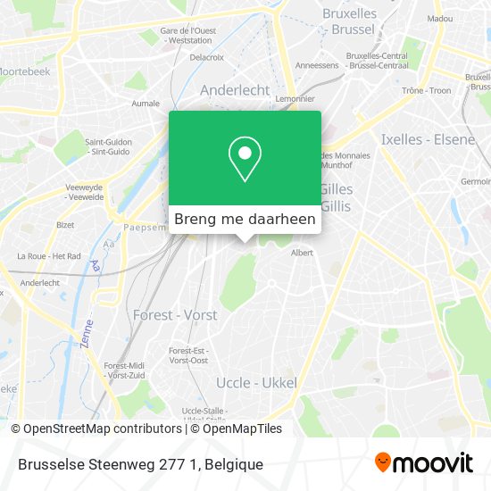 Brusselse Steenweg 277 1 kaart