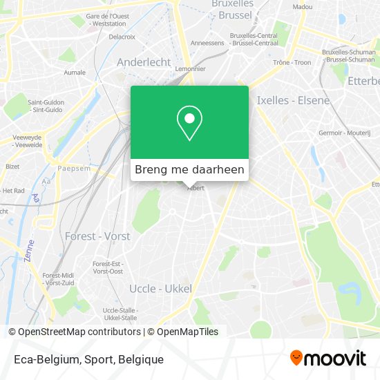 Eca-Belgium, Sport kaart