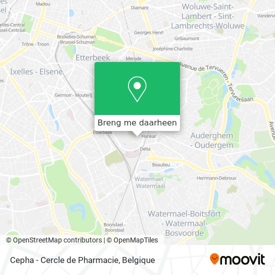 Cepha - Cercle de Pharmacie kaart